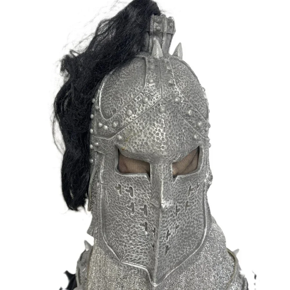 Faux Metal Knight Mask Medieval Renaissance Easter Unlimited Y2K Vintage